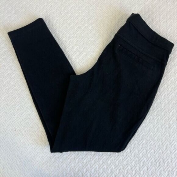 Vintage Hue Women’s Small Black Pull on Pants Jeans Trousers Stretch Jeggings - Picture 1 of 8